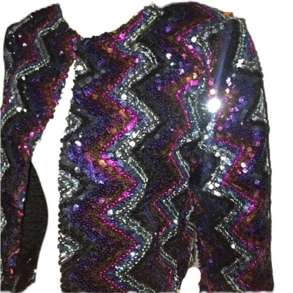 Vintage Therese Ahrens Sequin jacket Sz medium - Picture 2 of 9